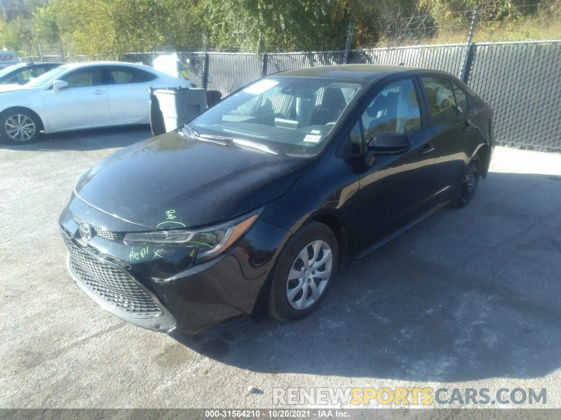 2 Photograph of a damaged car 5YFEPMAE6MP258067 TOYOTA COROLLA 2021