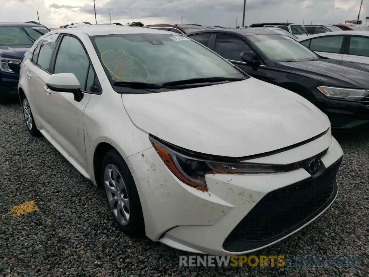 1 Photograph of a damaged car 5YFEPMAE6MP260076 TOYOTA COROLLA 2021