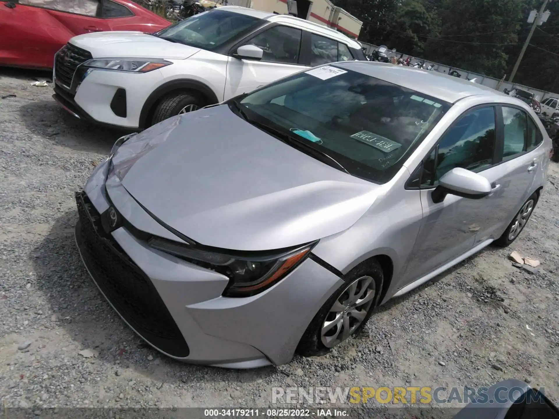 2 Photograph of a damaged car 5YFEPMAE6MP260496 TOYOTA COROLLA 2021