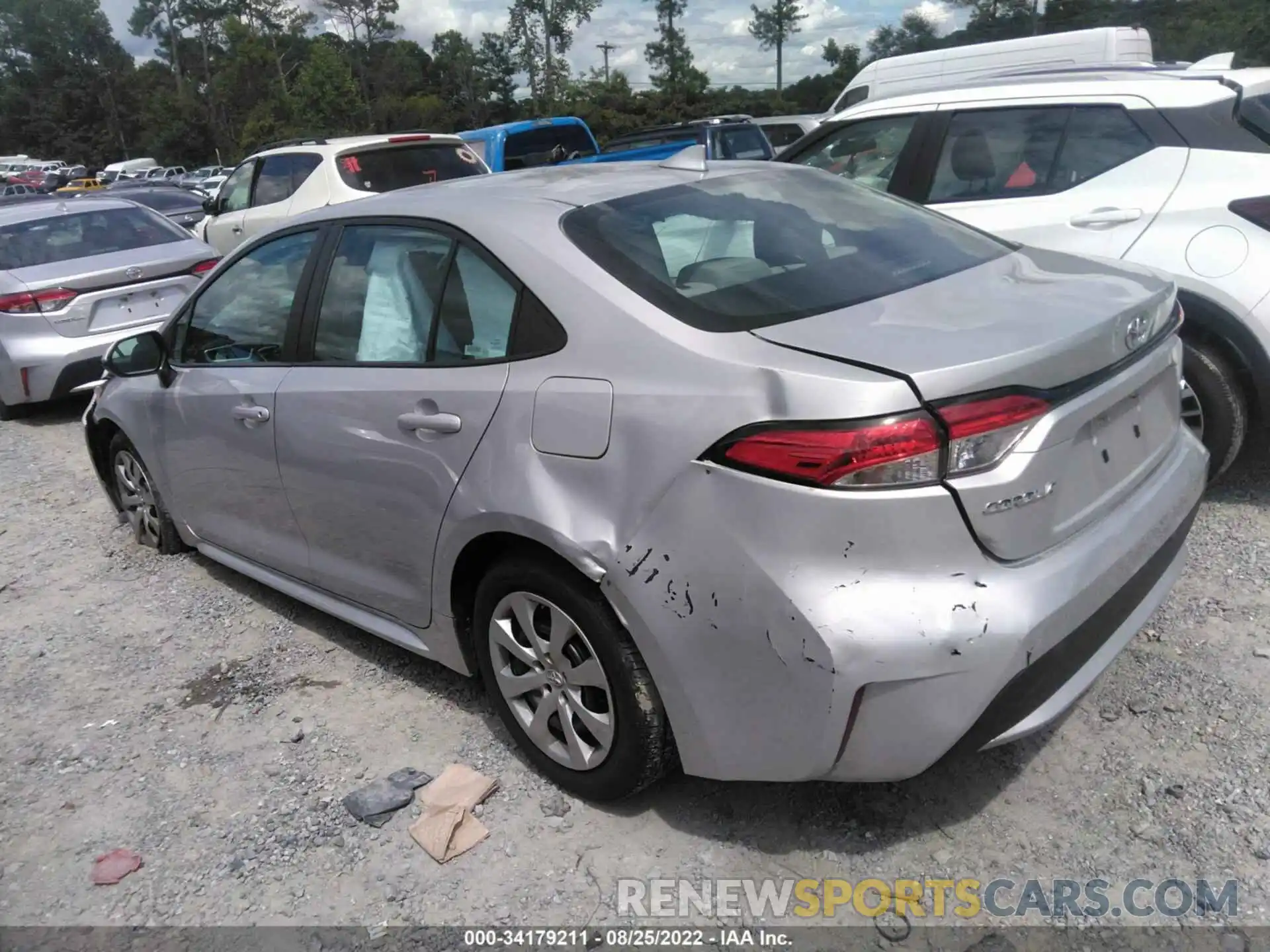 3 Photograph of a damaged car 5YFEPMAE6MP260496 TOYOTA COROLLA 2021