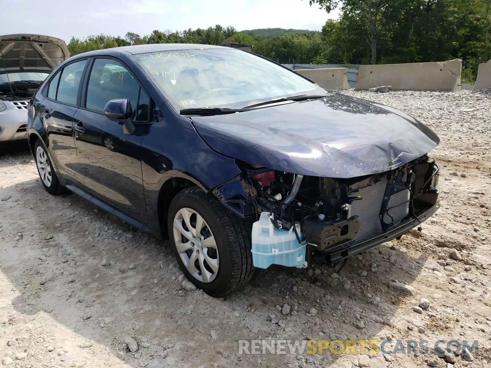 1 Photograph of a damaged car 5YFEPMAE6MP263026 TOYOTA COROLLA 2021