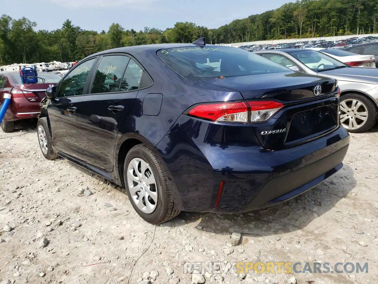 3 Photograph of a damaged car 5YFEPMAE6MP263026 TOYOTA COROLLA 2021