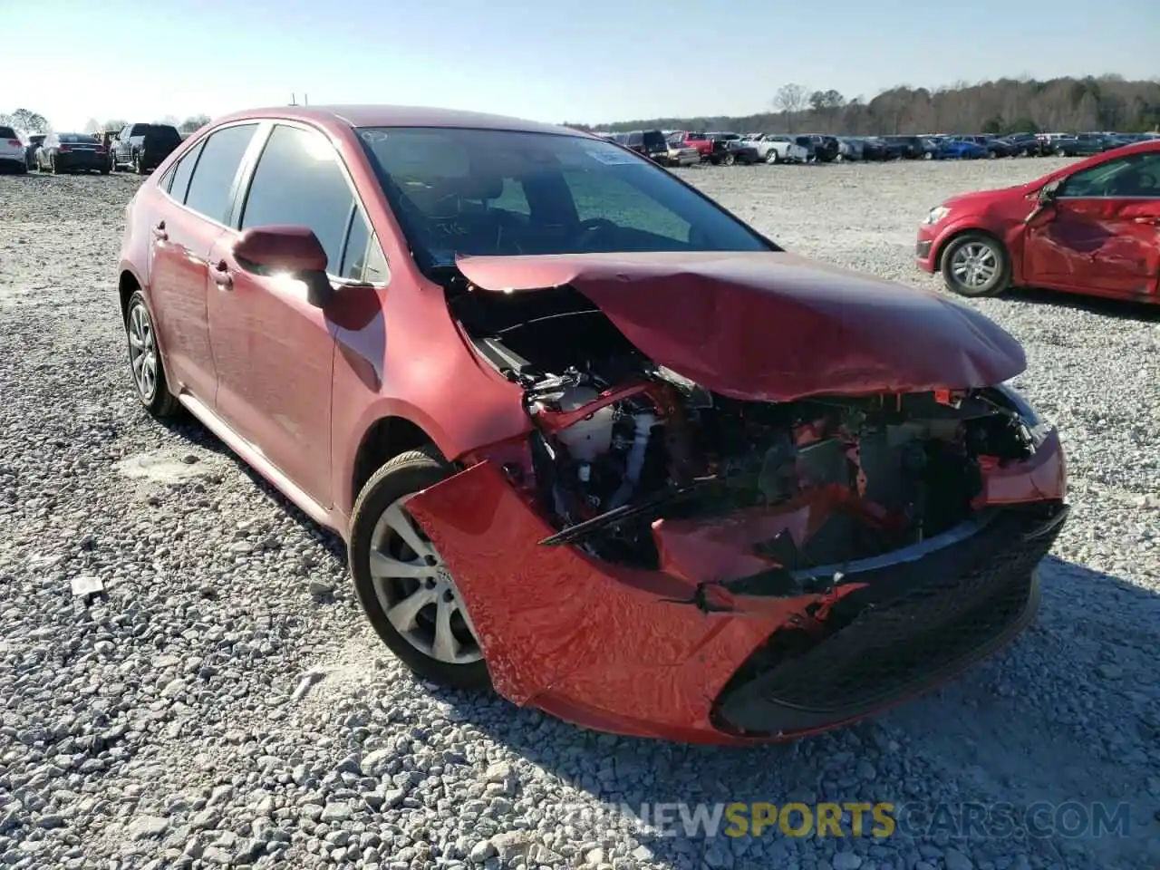 1 Photograph of a damaged car 5YFEPMAE6MP263379 TOYOTA COROLLA 2021