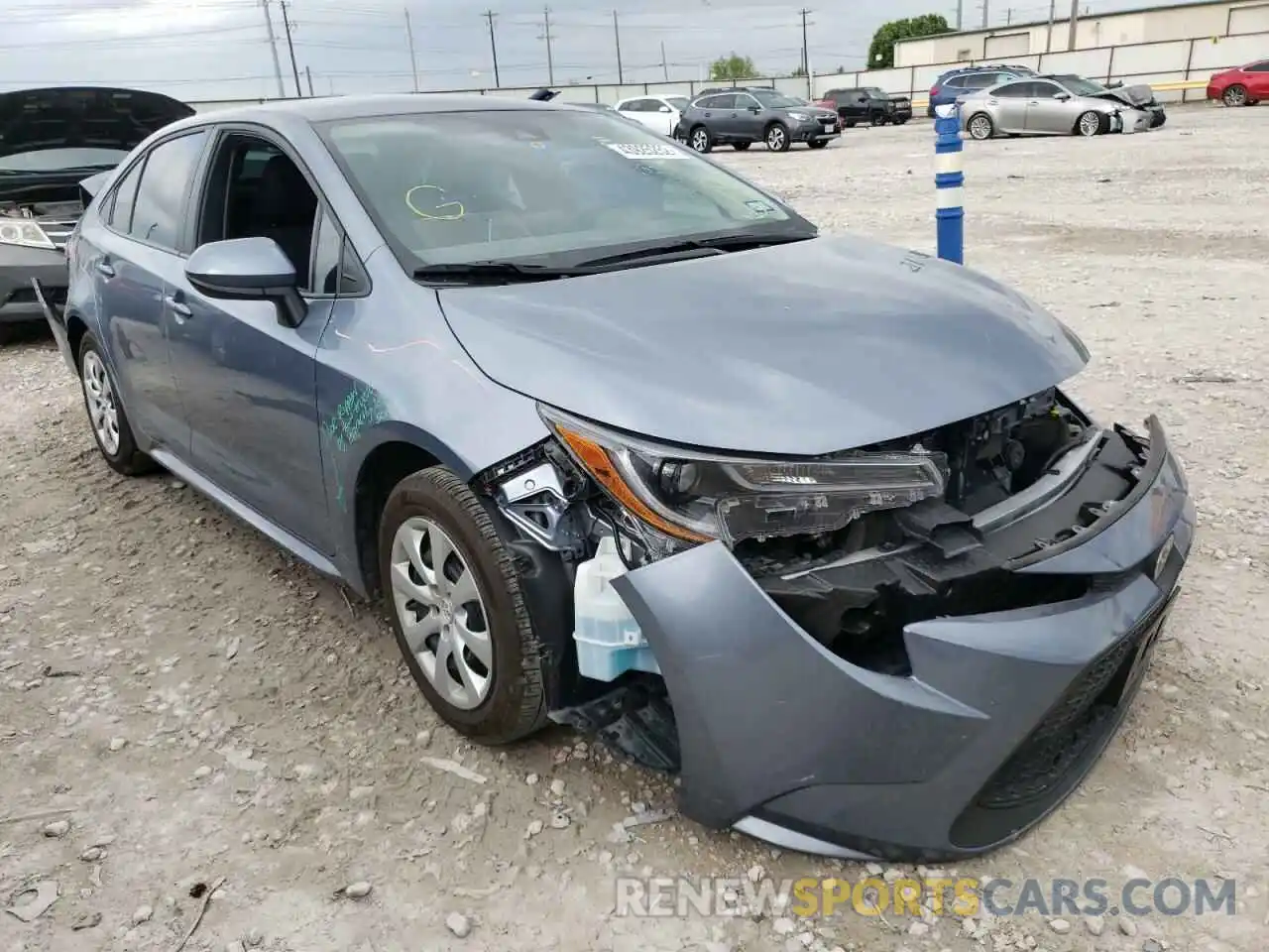 1 Photograph of a damaged car 5YFEPMAE6MP266167 TOYOTA COROLLA 2021