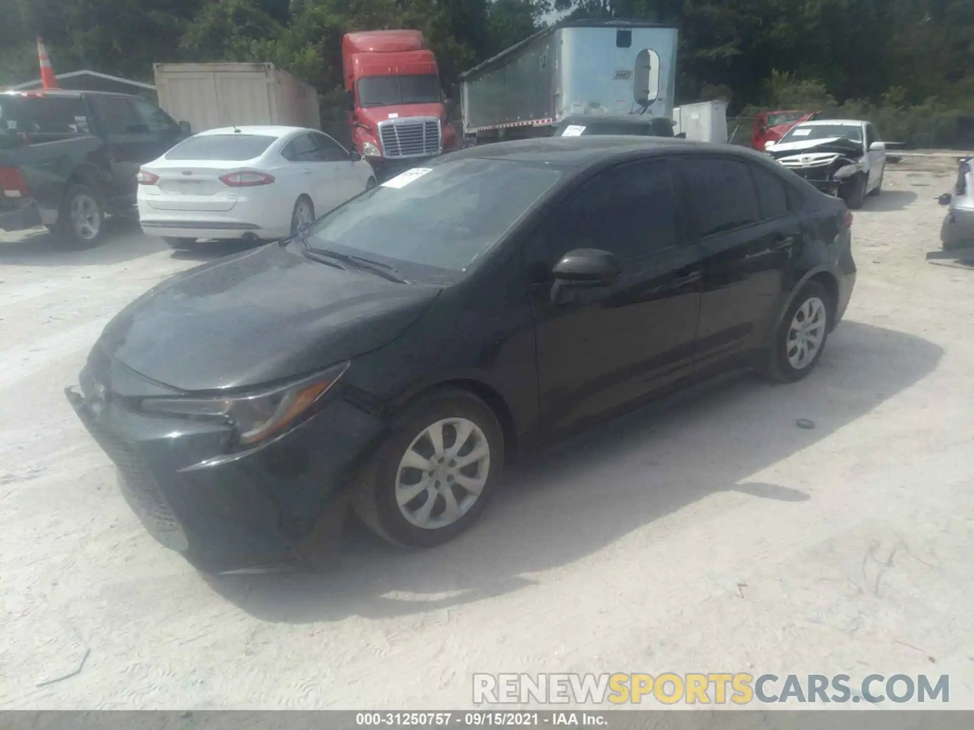 2 Photograph of a damaged car 5YFEPMAE6MP267237 TOYOTA COROLLA 2021