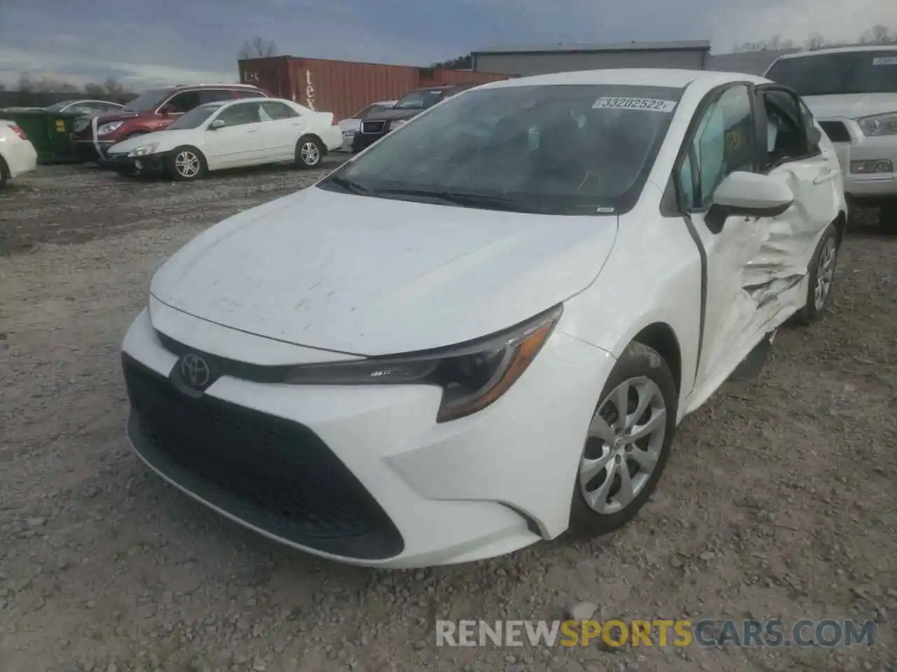 2 Photograph of a damaged car 5YFEPMAE6MP267819 TOYOTA COROLLA 2021