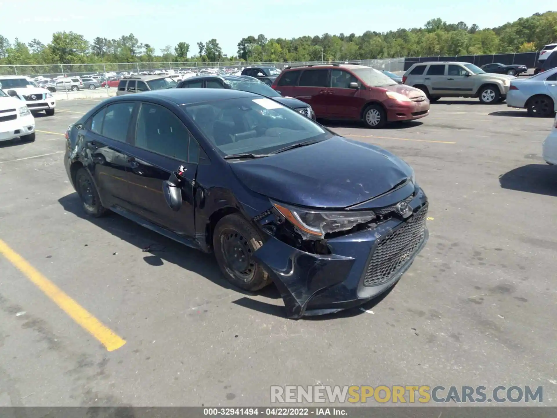 1 Photograph of a damaged car 5YFEPMAE6MP269120 TOYOTA COROLLA 2021