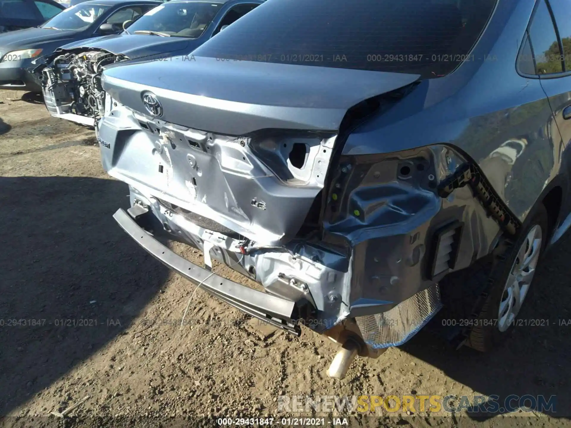 6 Photograph of a damaged car 5YFEPMAE7MP146927 TOYOTA COROLLA 2021