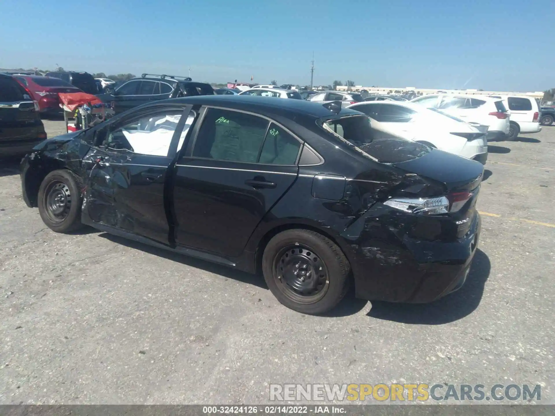 3 Photograph of a damaged car 5YFEPMAE7MP146975 TOYOTA COROLLA 2021