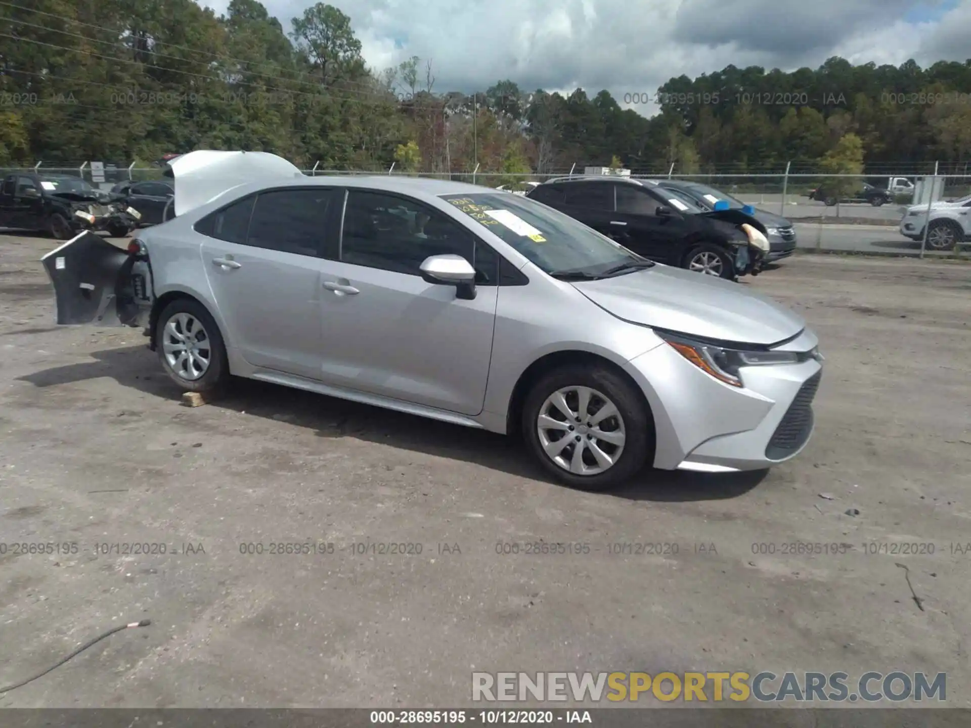 1 Photograph of a damaged car 5YFEPMAE7MP147737 TOYOTA COROLLA 2021