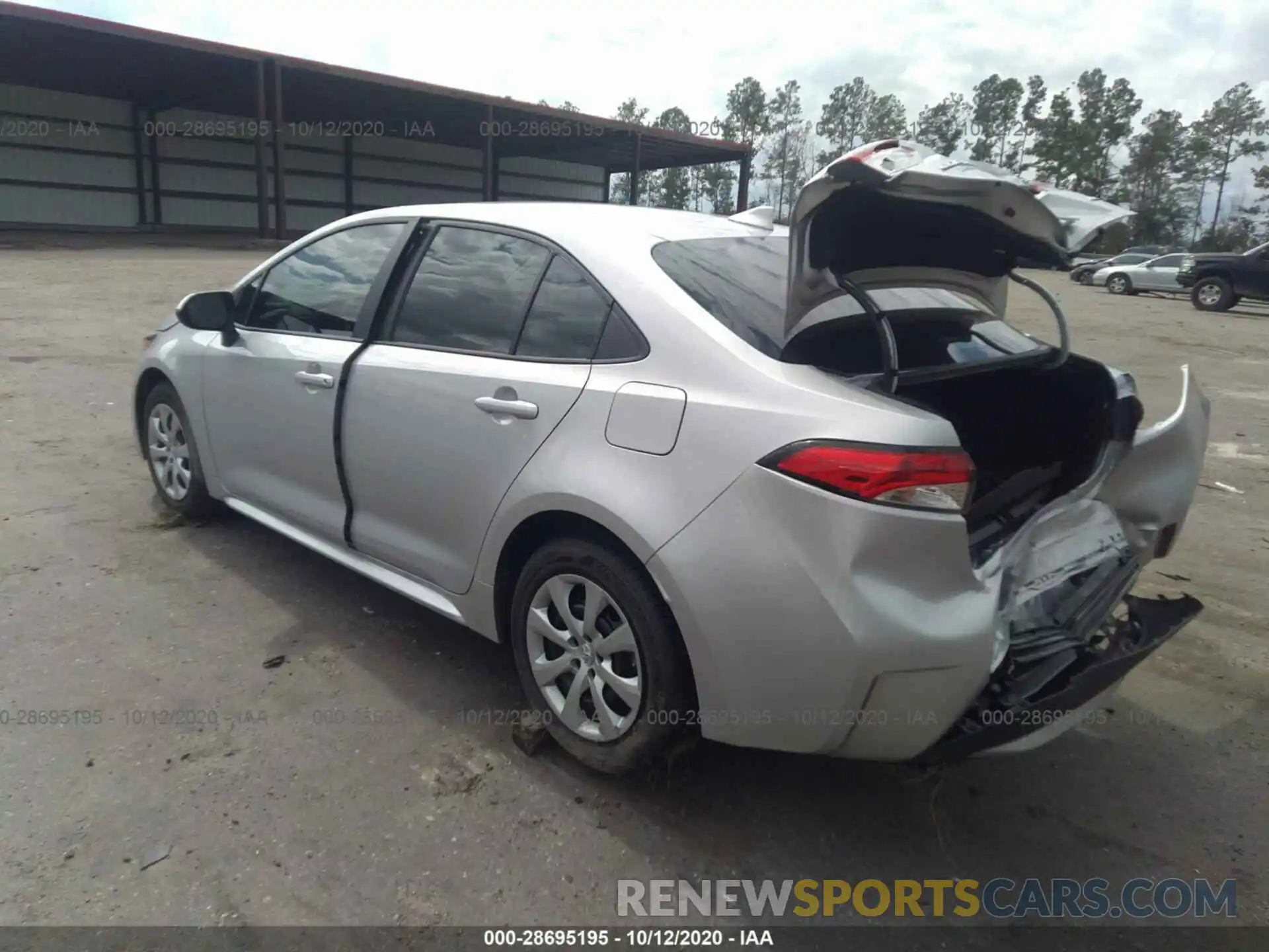 3 Photograph of a damaged car 5YFEPMAE7MP147737 TOYOTA COROLLA 2021