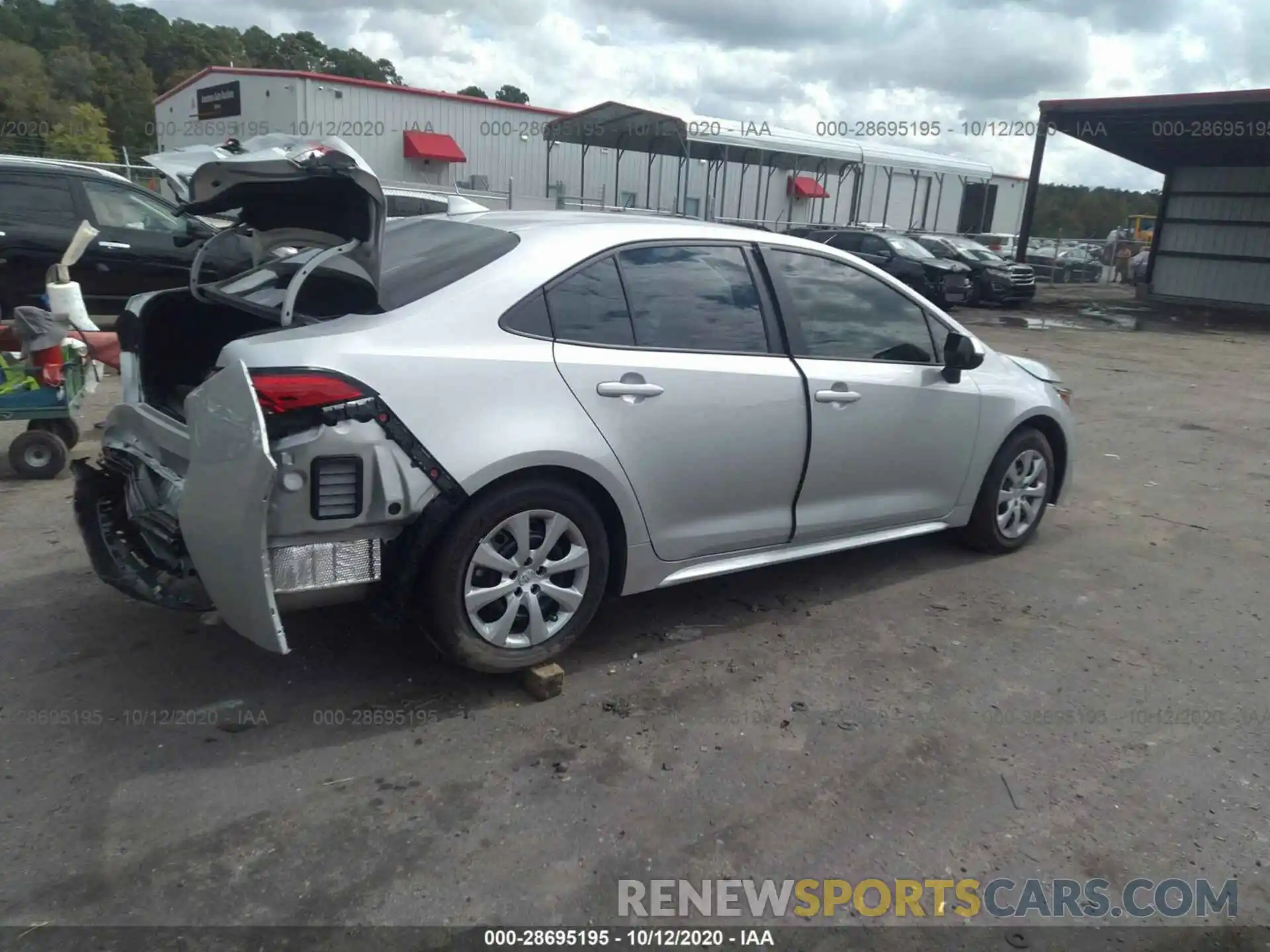 4 Photograph of a damaged car 5YFEPMAE7MP147737 TOYOTA COROLLA 2021