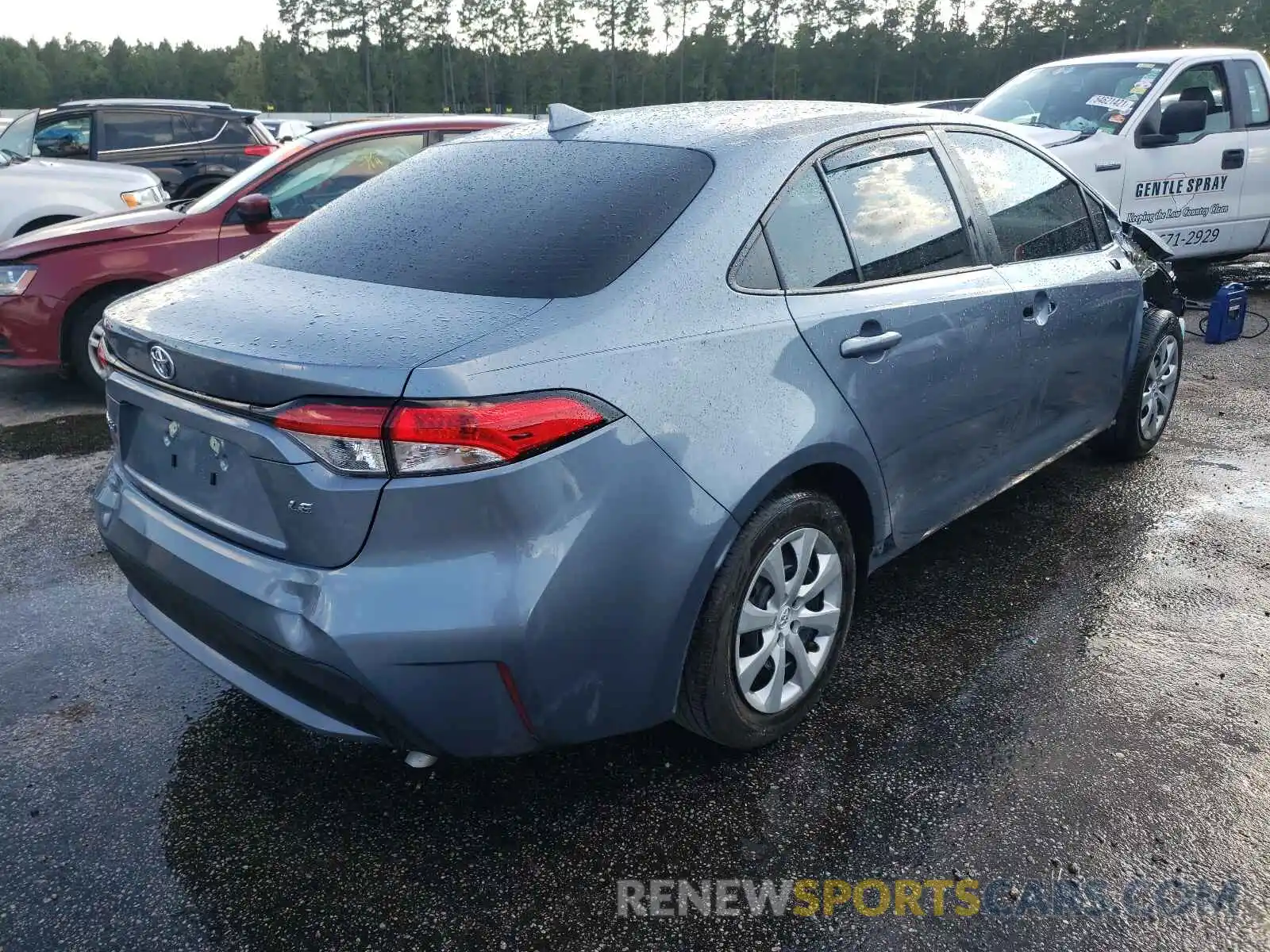 4 Photograph of a damaged car 5YFEPMAE7MP147835 TOYOTA COROLLA 2021