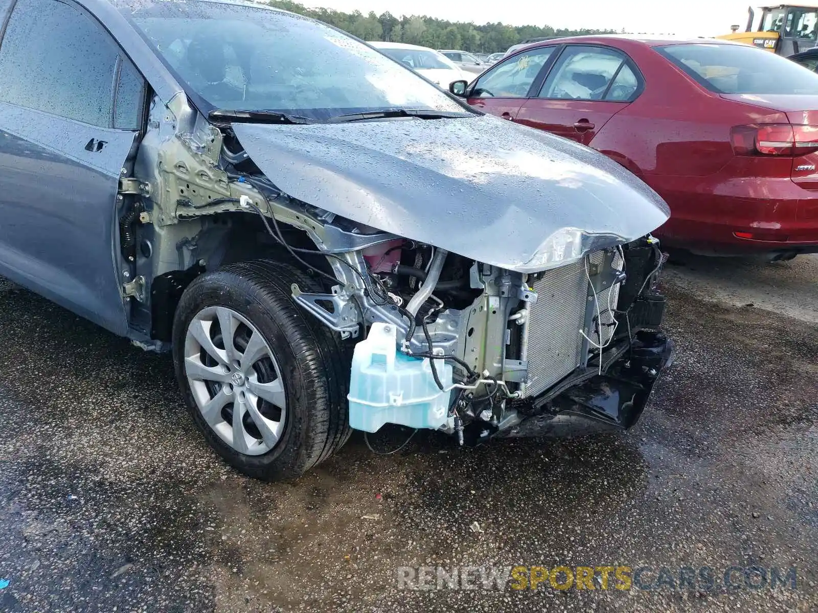 9 Photograph of a damaged car 5YFEPMAE7MP147835 TOYOTA COROLLA 2021