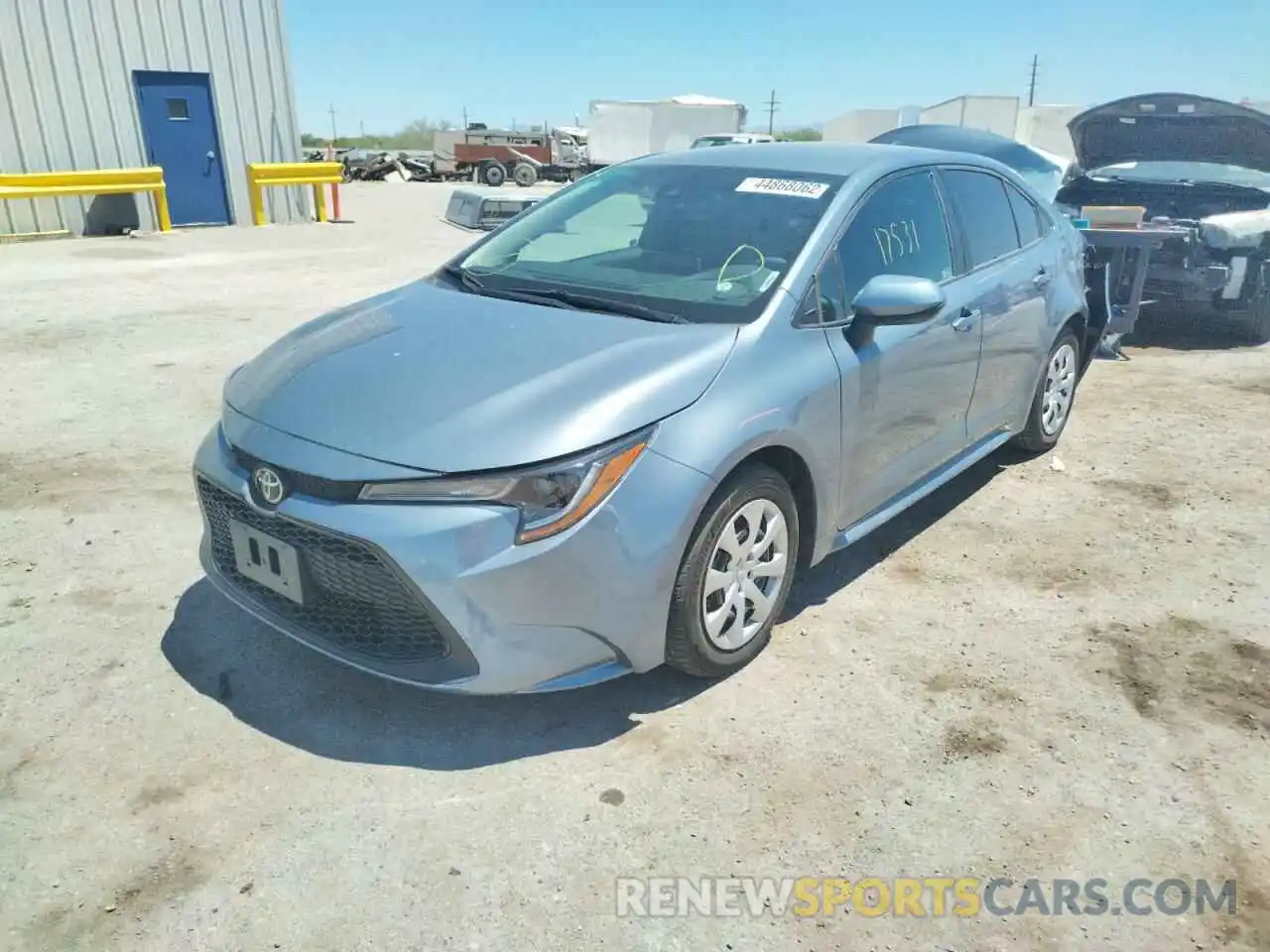 2 Photograph of a damaged car 5YFEPMAE7MP148578 TOYOTA COROLLA 2021