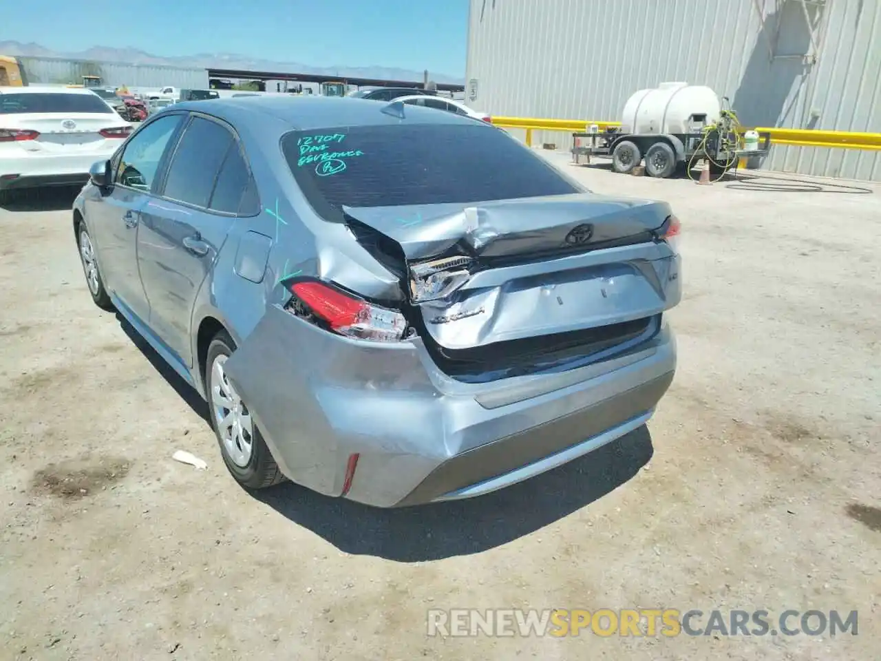 3 Photograph of a damaged car 5YFEPMAE7MP148578 TOYOTA COROLLA 2021