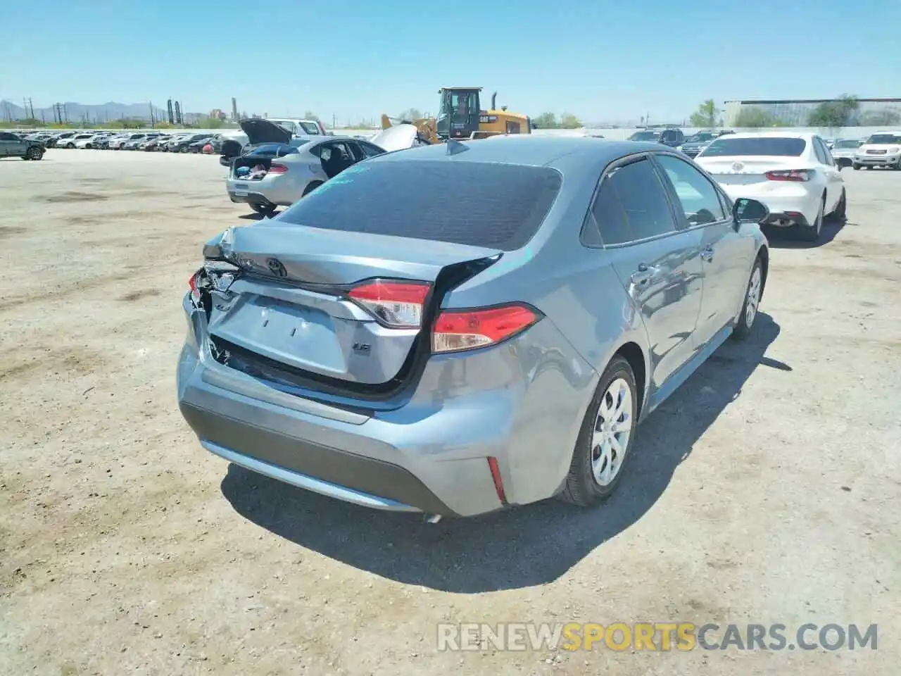 4 Photograph of a damaged car 5YFEPMAE7MP148578 TOYOTA COROLLA 2021