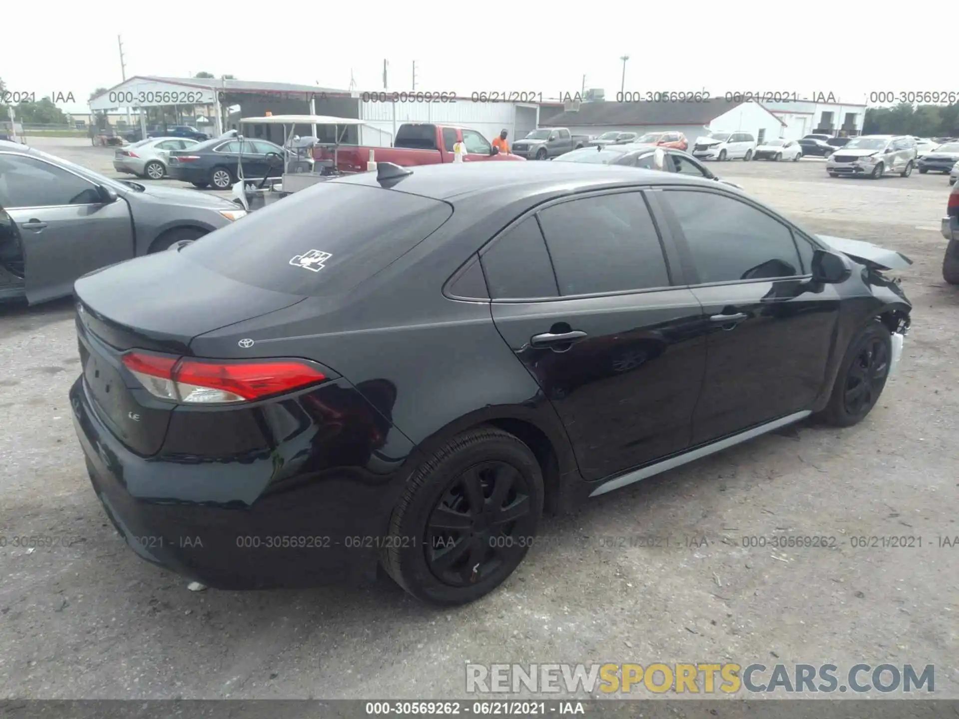 4 Photograph of a damaged car 5YFEPMAE7MP150654 TOYOTA COROLLA 2021