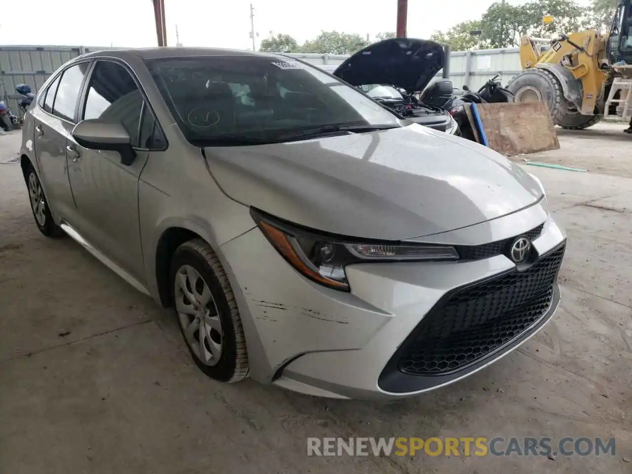 1 Photograph of a damaged car 5YFEPMAE7MP151741 TOYOTA COROLLA 2021