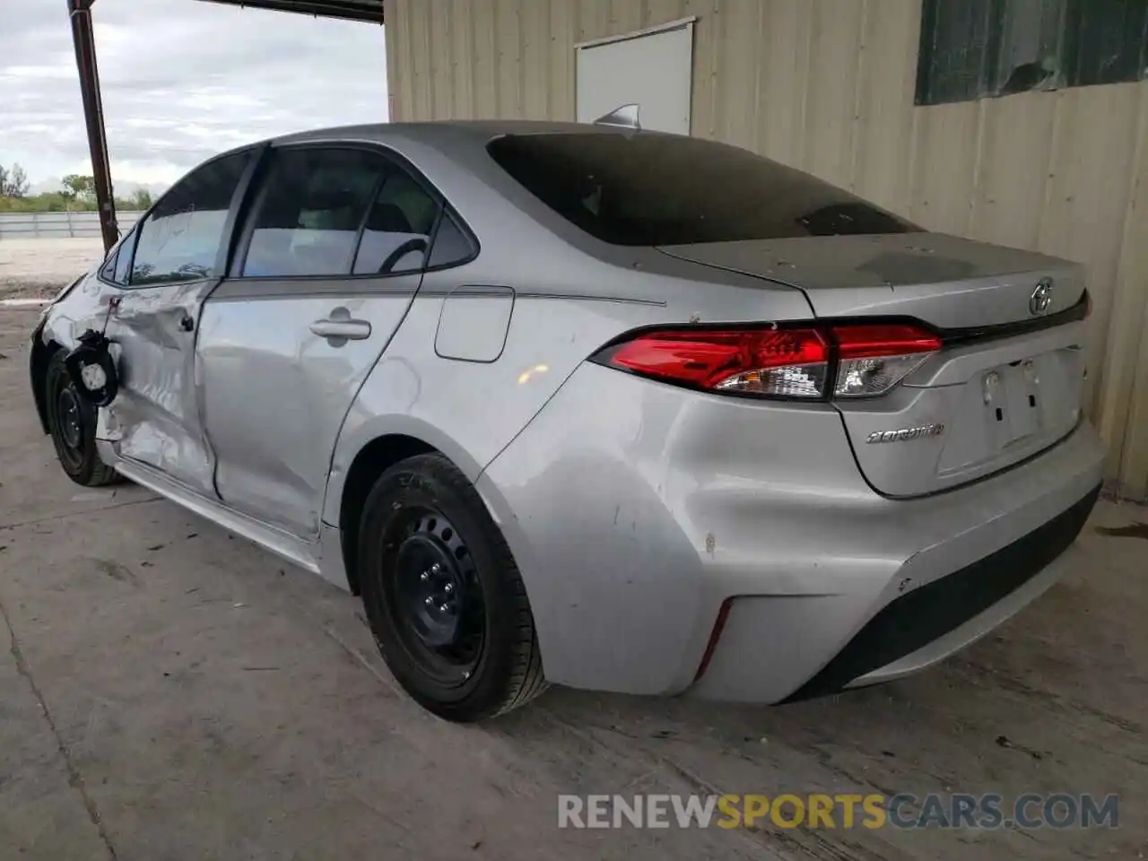 3 Photograph of a damaged car 5YFEPMAE7MP151741 TOYOTA COROLLA 2021