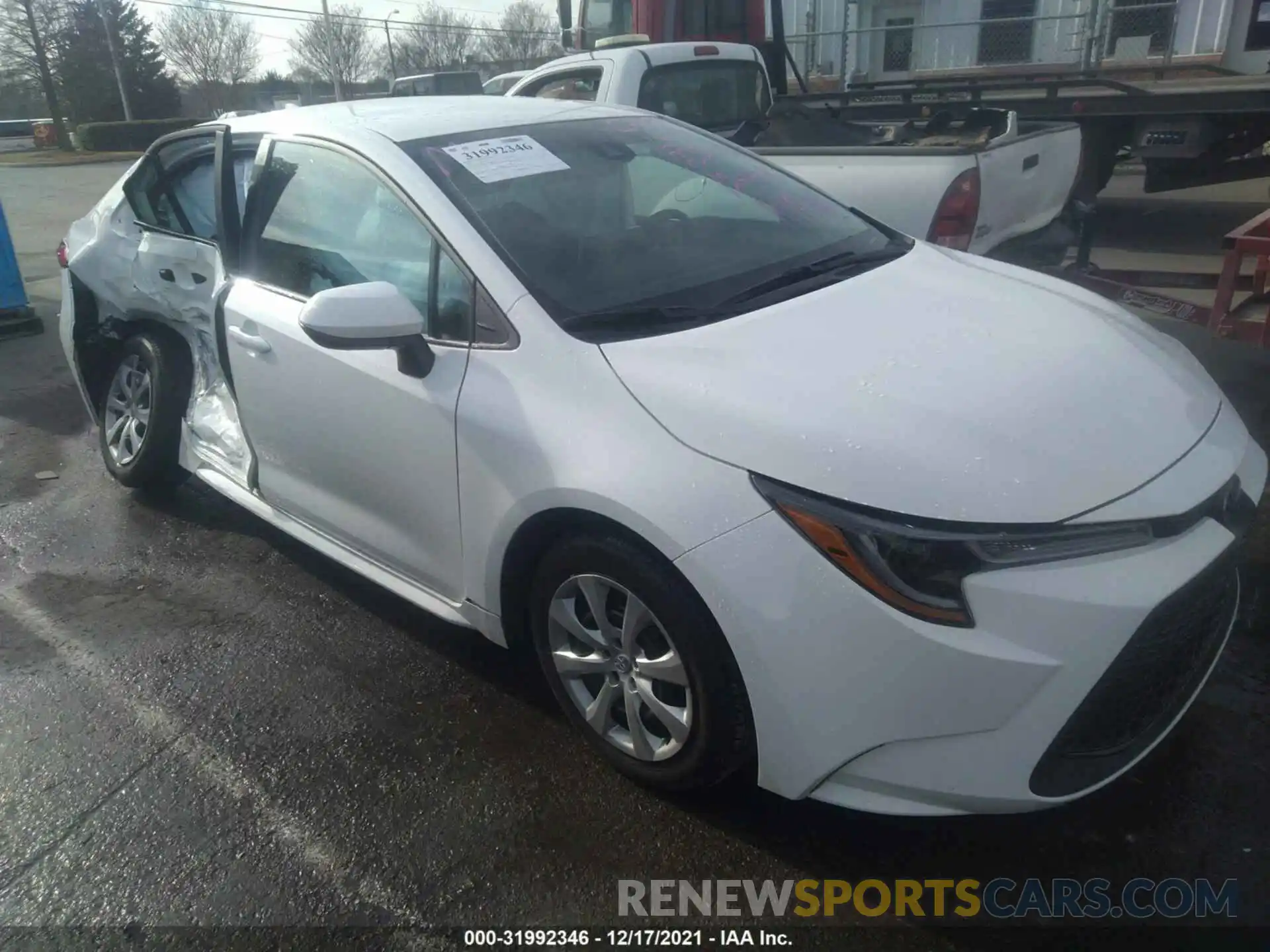 1 Photograph of a damaged car 5YFEPMAE7MP152226 TOYOTA COROLLA 2021