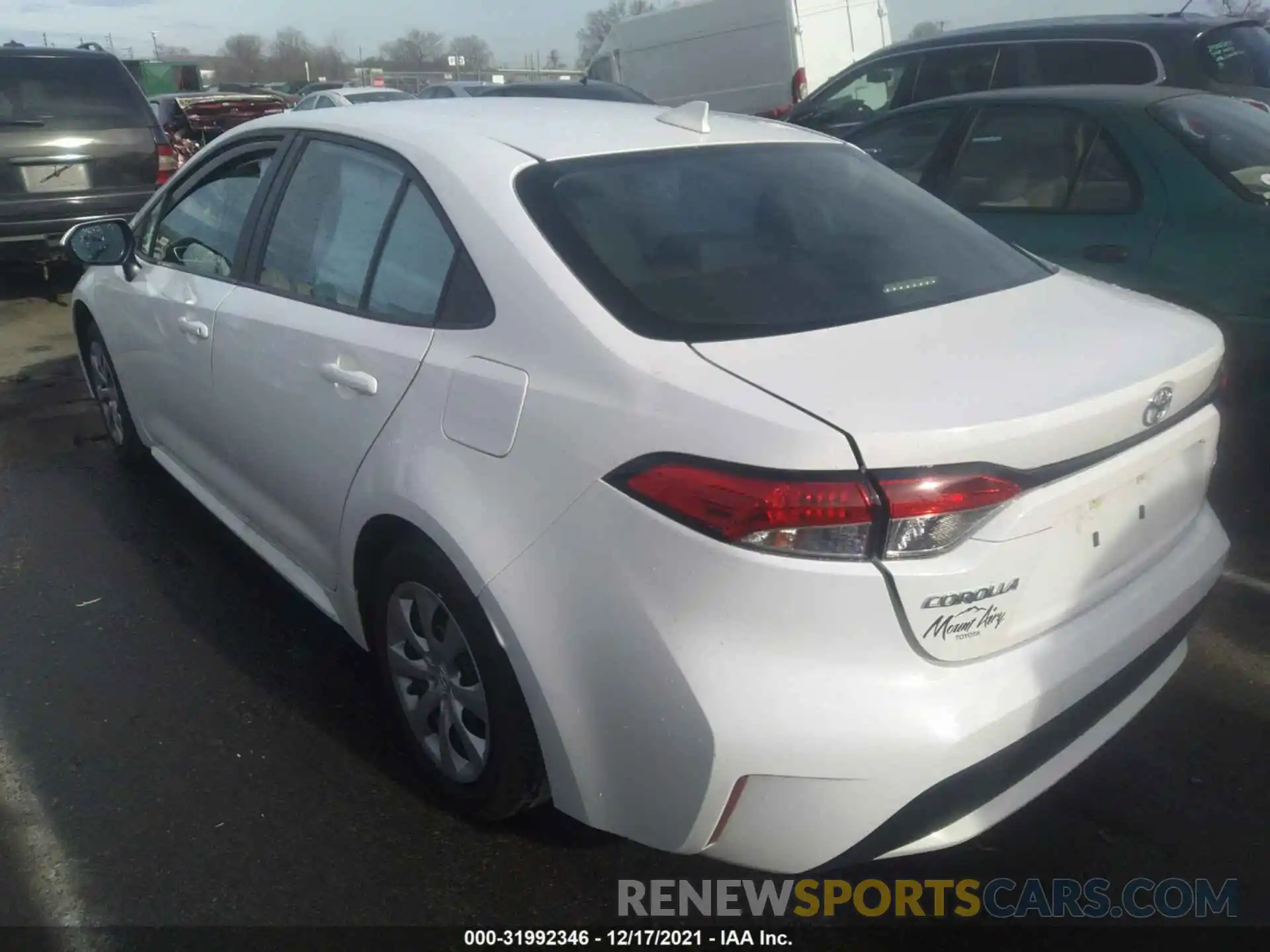 3 Photograph of a damaged car 5YFEPMAE7MP152226 TOYOTA COROLLA 2021