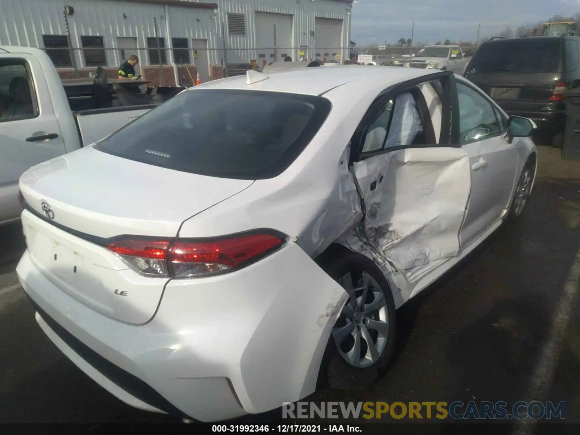 4 Photograph of a damaged car 5YFEPMAE7MP152226 TOYOTA COROLLA 2021