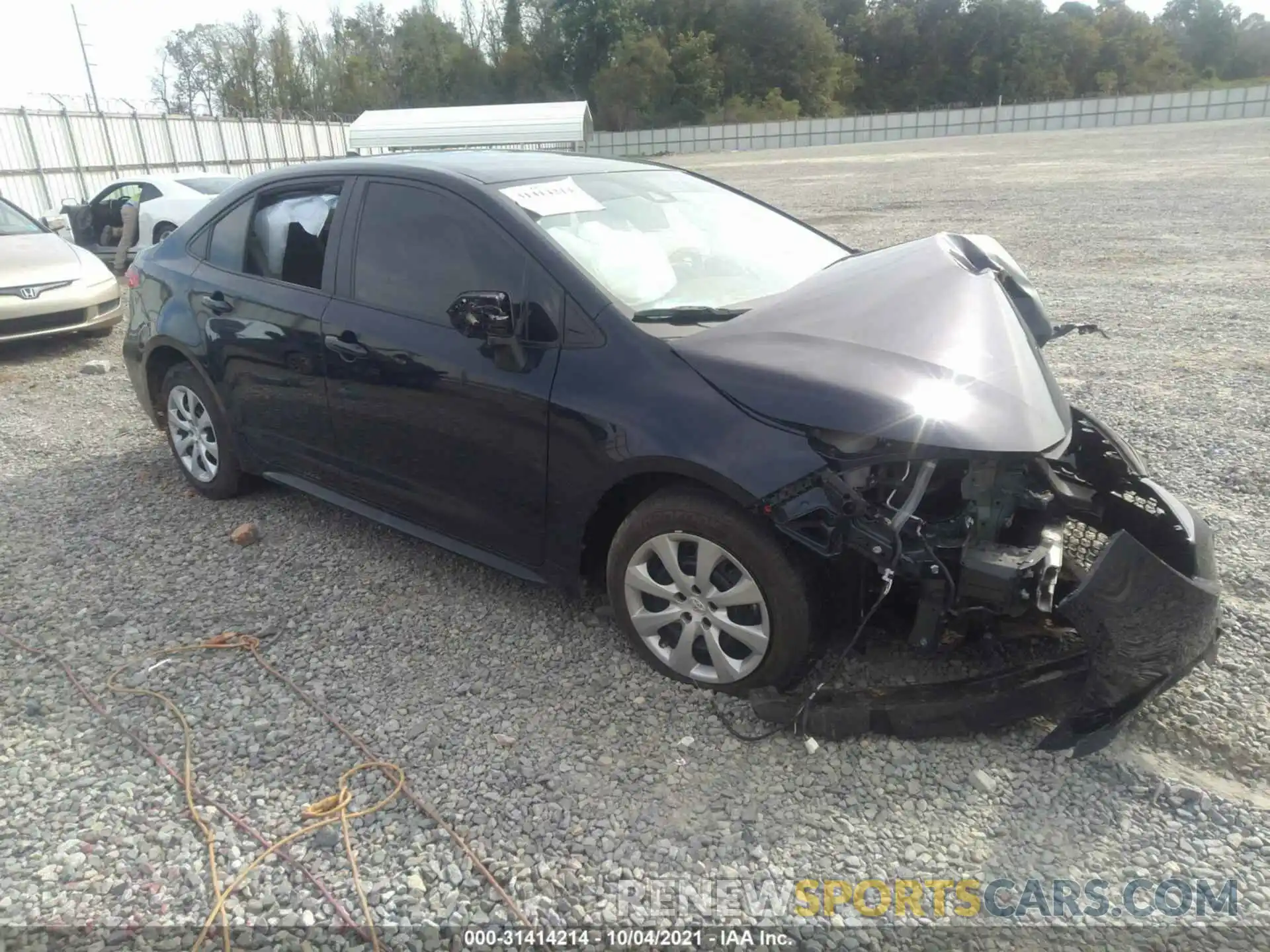 1 Photograph of a damaged car 5YFEPMAE7MP153232 TOYOTA COROLLA 2021