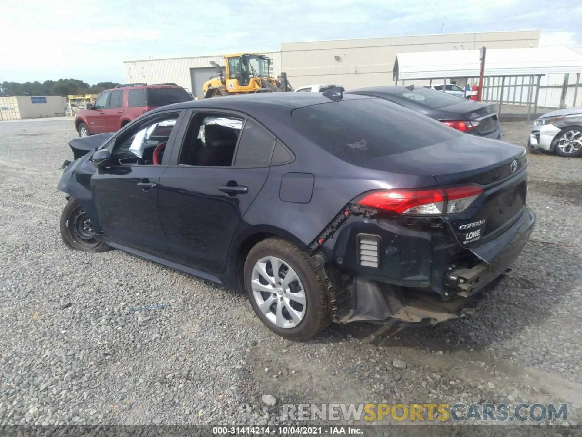 3 Photograph of a damaged car 5YFEPMAE7MP153232 TOYOTA COROLLA 2021