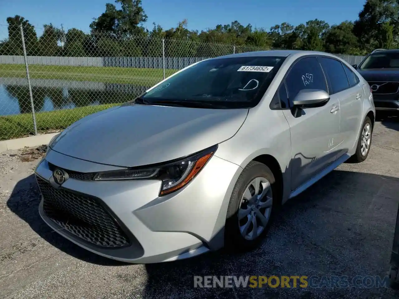 2 Photograph of a damaged car 5YFEPMAE7MP153327 TOYOTA COROLLA 2021