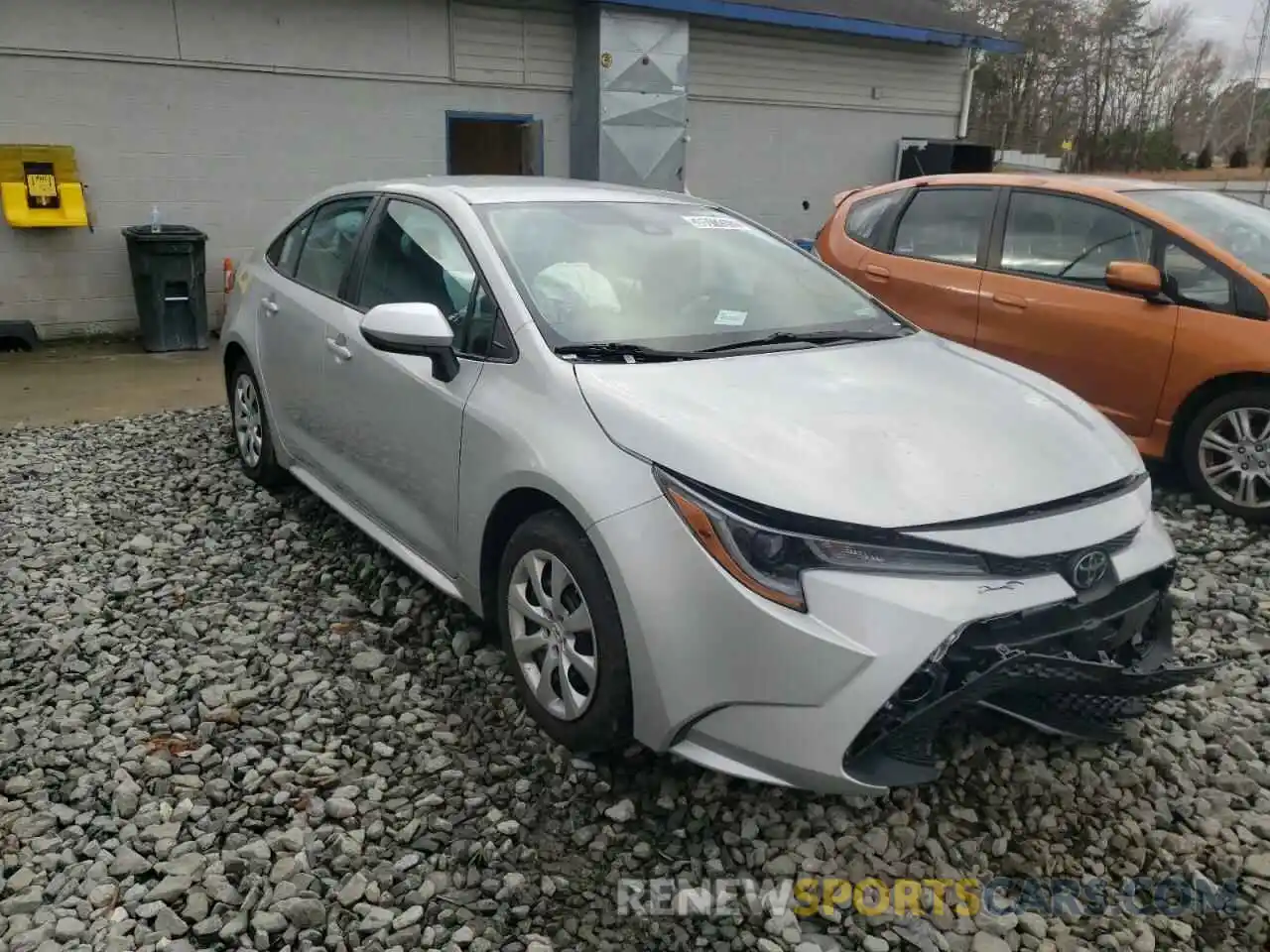 1 Photograph of a damaged car 5YFEPMAE7MP154459 TOYOTA COROLLA 2021