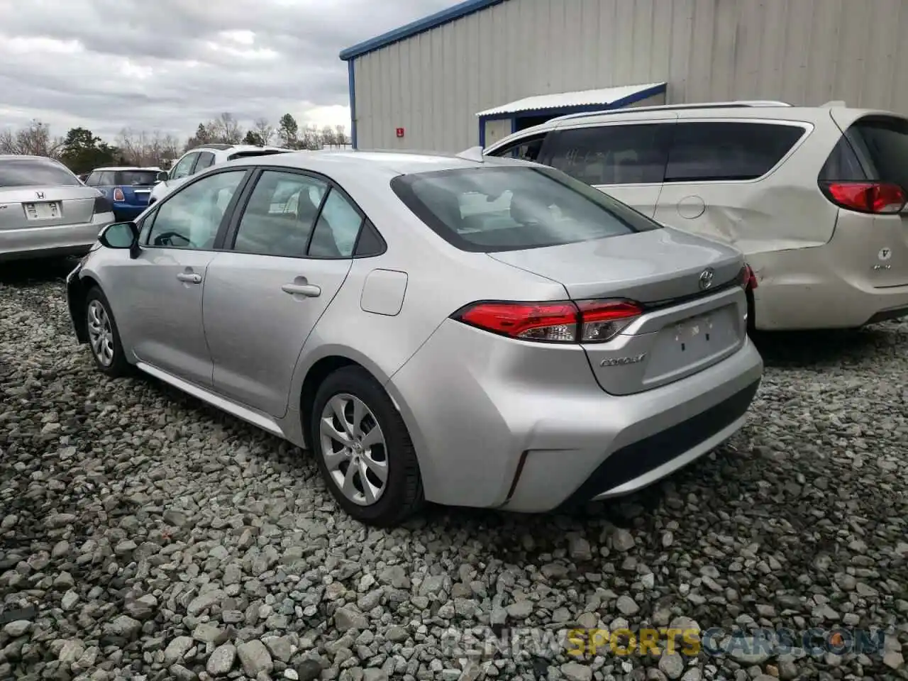 3 Photograph of a damaged car 5YFEPMAE7MP154459 TOYOTA COROLLA 2021