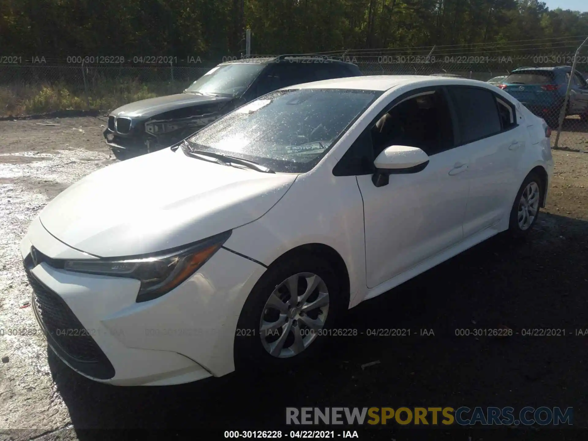 2 Photograph of a damaged car 5YFEPMAE7MP154509 TOYOTA COROLLA 2021