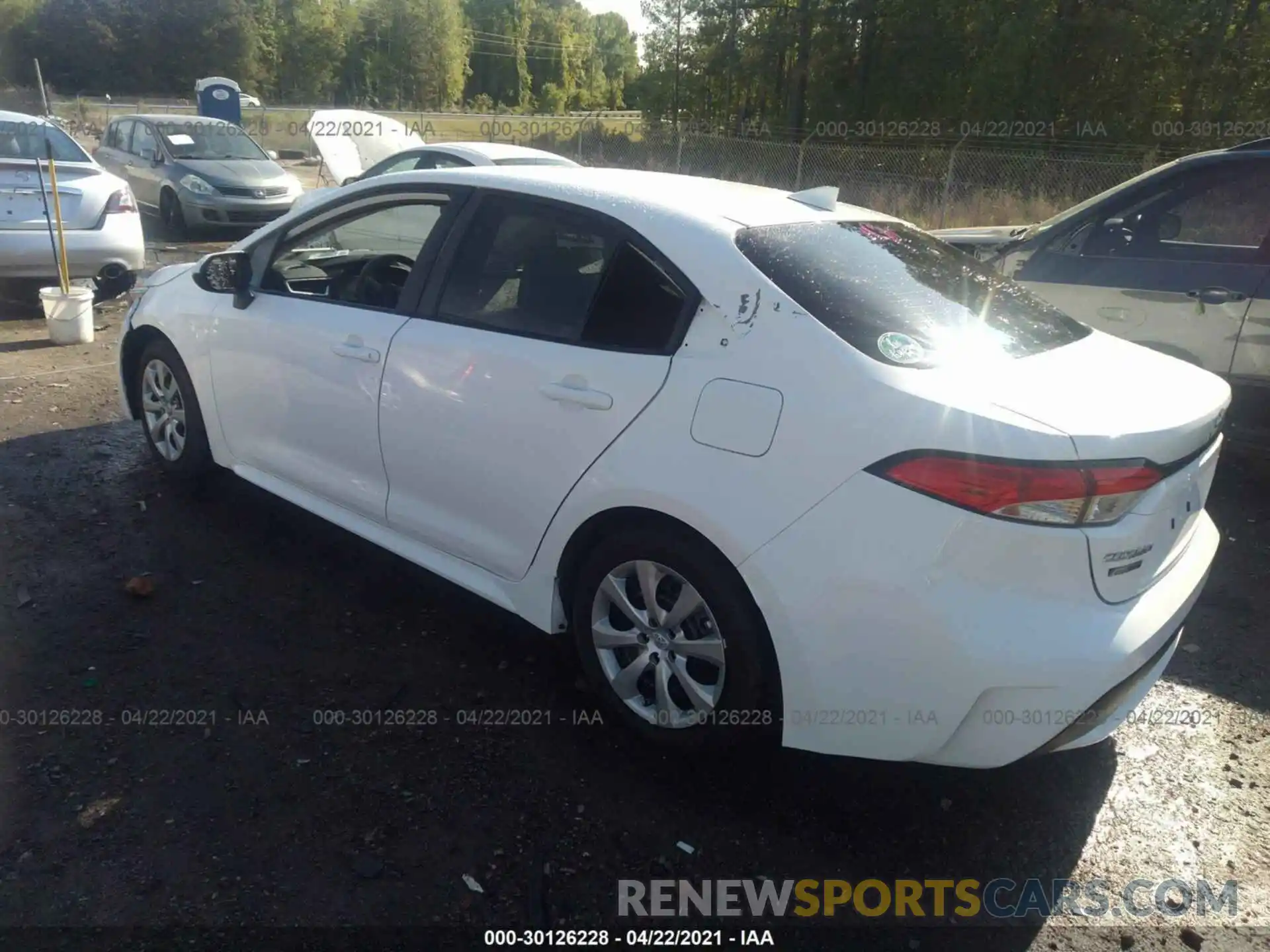 3 Photograph of a damaged car 5YFEPMAE7MP154509 TOYOTA COROLLA 2021