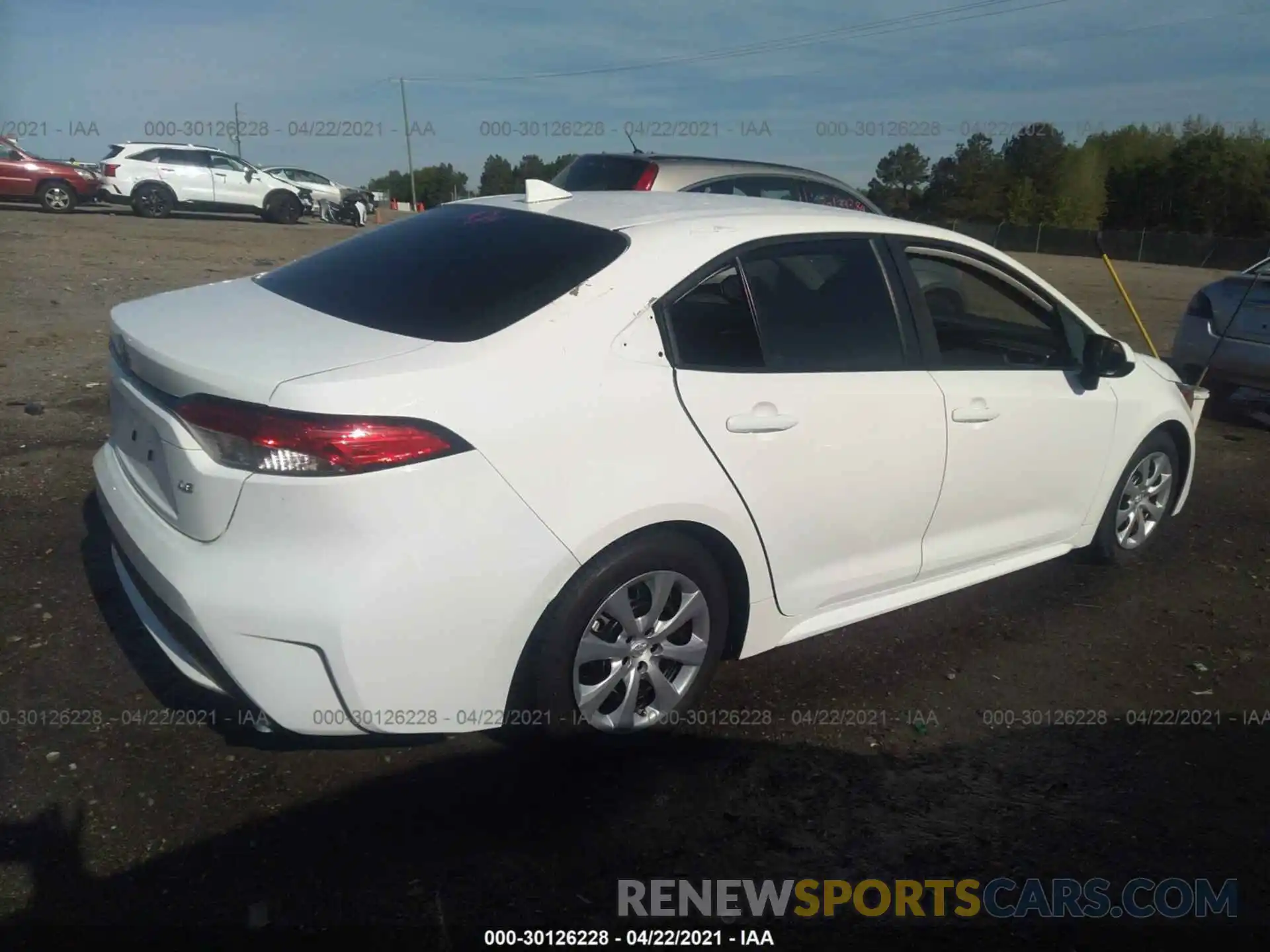 4 Photograph of a damaged car 5YFEPMAE7MP154509 TOYOTA COROLLA 2021