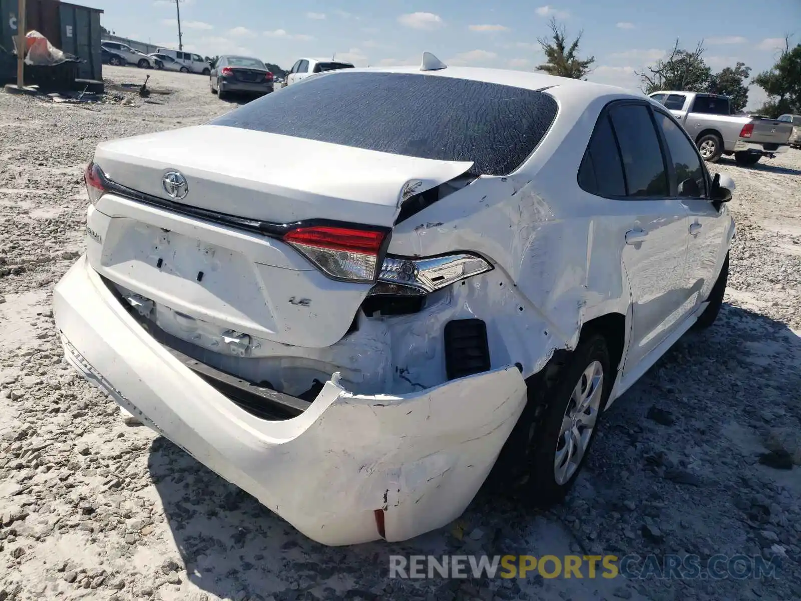 4 Photograph of a damaged car 5YFEPMAE7MP154929 TOYOTA COROLLA 2021