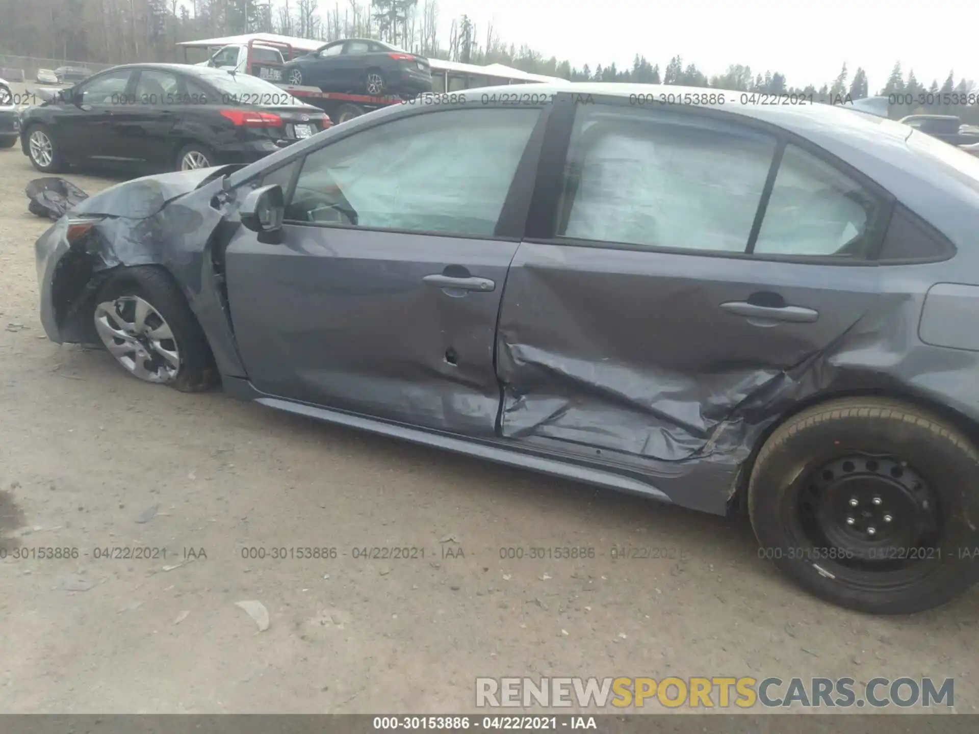 6 Photograph of a damaged car 5YFEPMAE7MP156163 TOYOTA COROLLA 2021