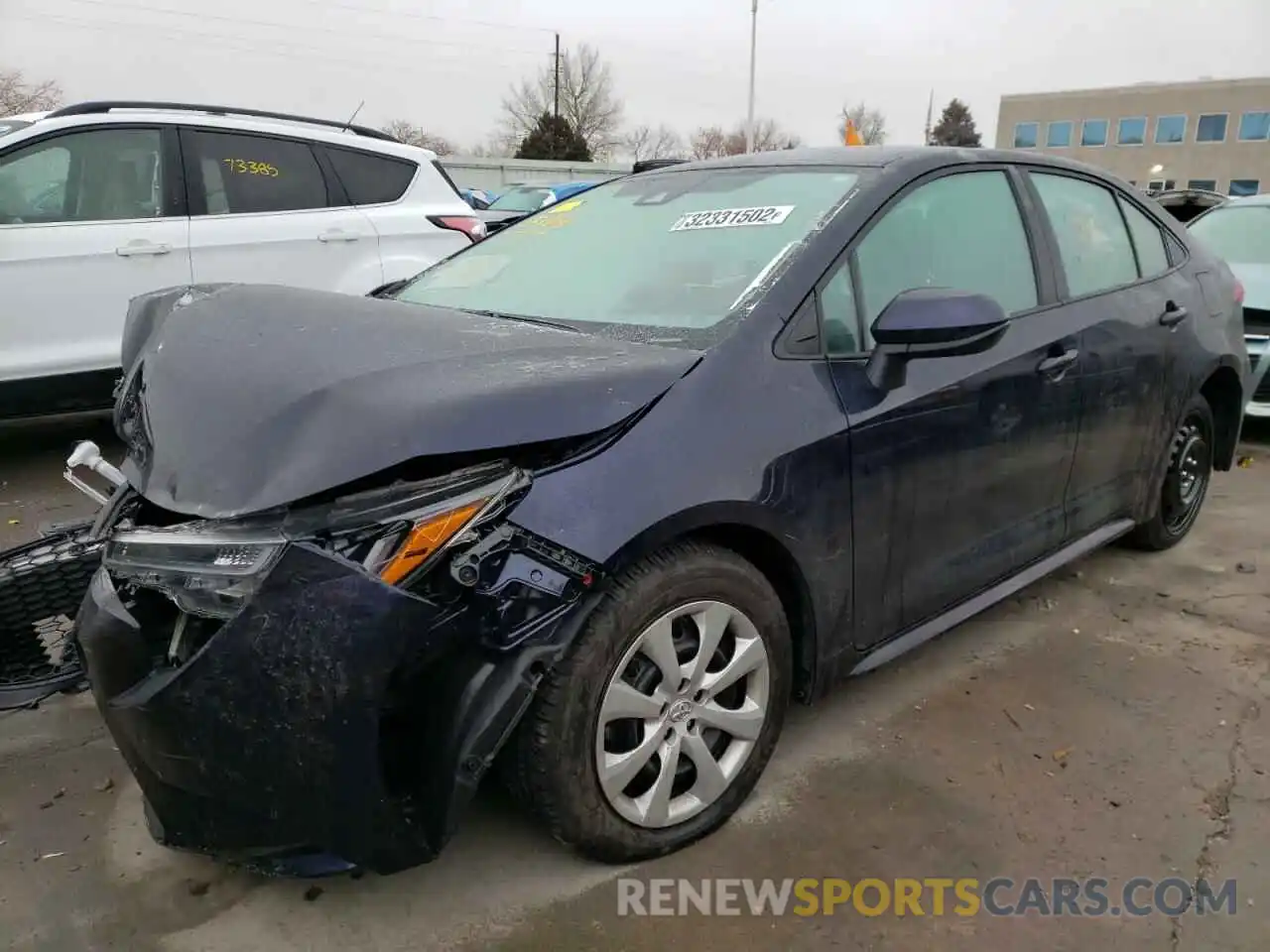 2 Photograph of a damaged car 5YFEPMAE7MP158401 TOYOTA COROLLA 2021