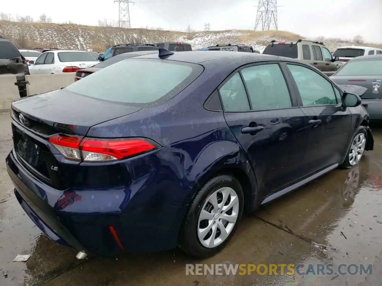 4 Photograph of a damaged car 5YFEPMAE7MP158401 TOYOTA COROLLA 2021