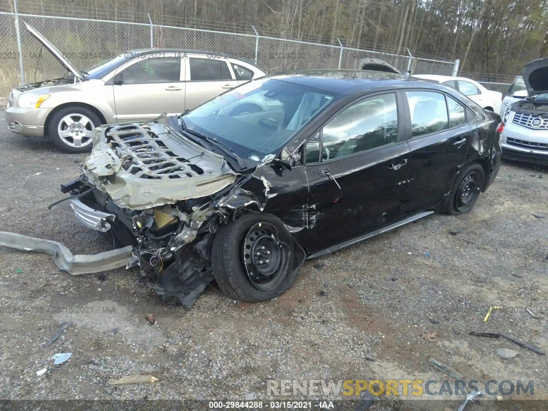 2 Photograph of a damaged car 5YFEPMAE7MP158690 TOYOTA COROLLA 2021