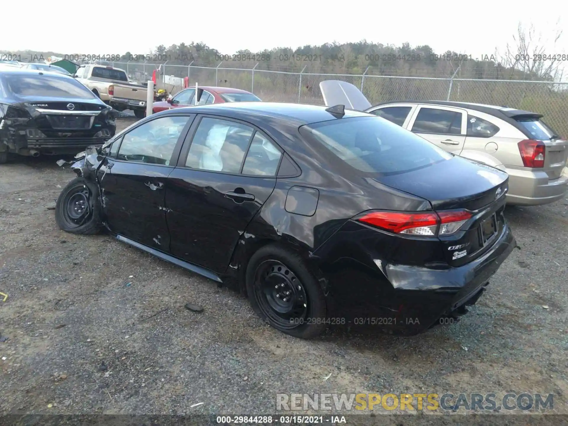 3 Photograph of a damaged car 5YFEPMAE7MP158690 TOYOTA COROLLA 2021