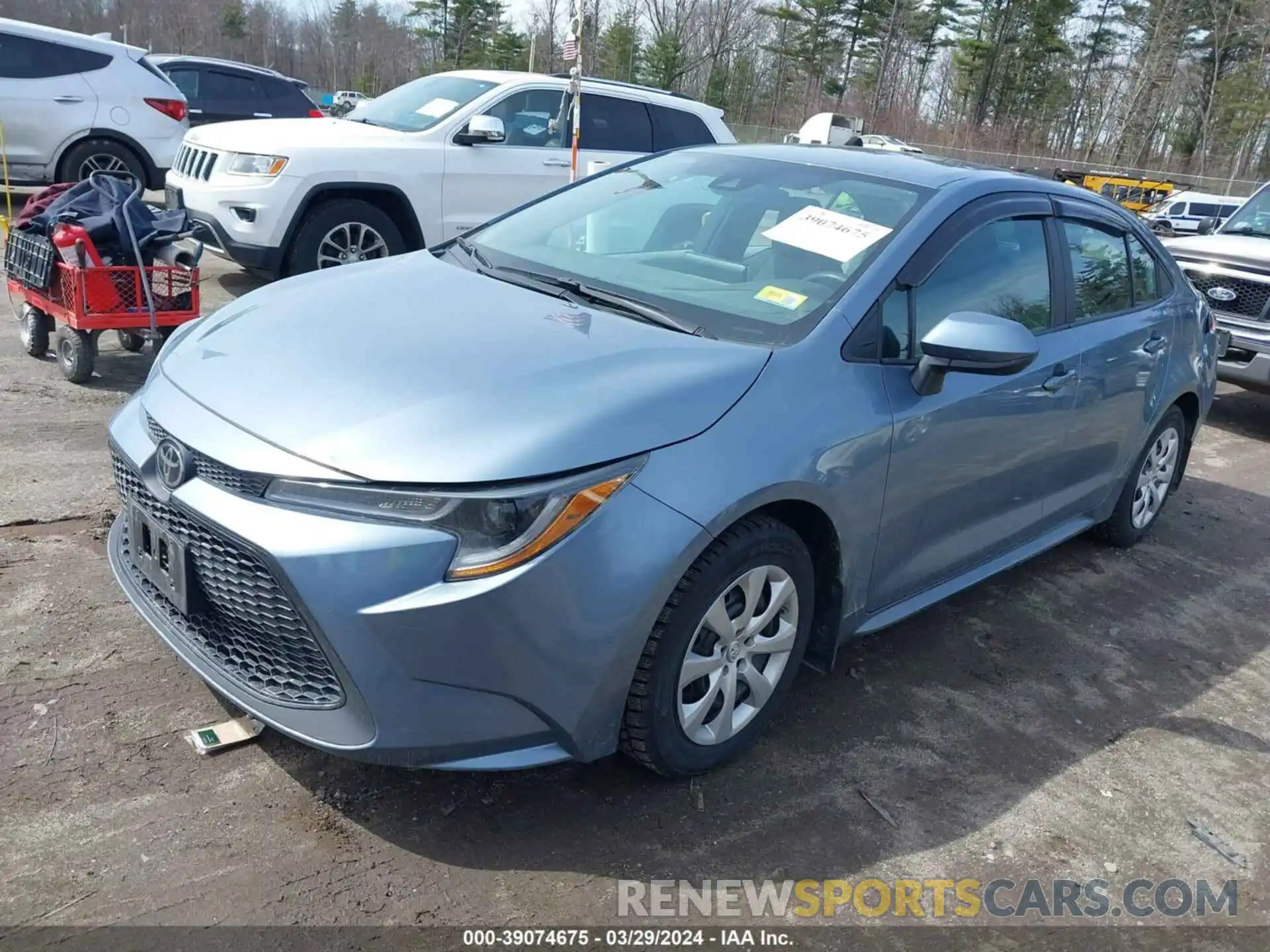 2 Photograph of a damaged car 5YFEPMAE7MP159483 TOYOTA COROLLA 2021