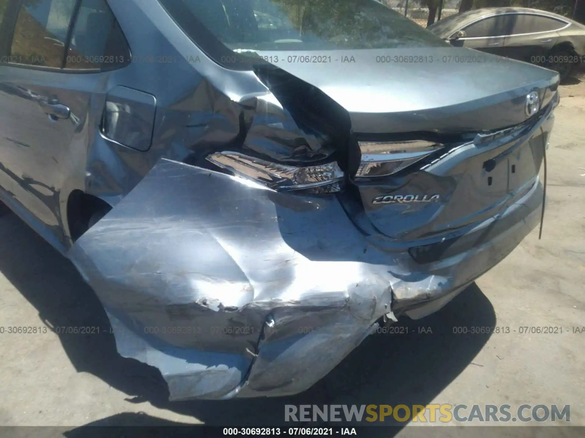 6 Photograph of a damaged car 5YFEPMAE7MP159998 TOYOTA COROLLA 2021