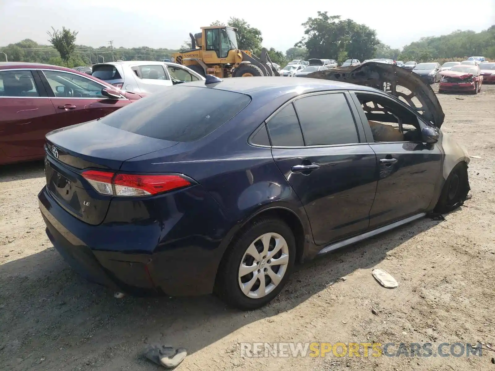 4 Photograph of a damaged car 5YFEPMAE7MP162027 TOYOTA COROLLA 2021