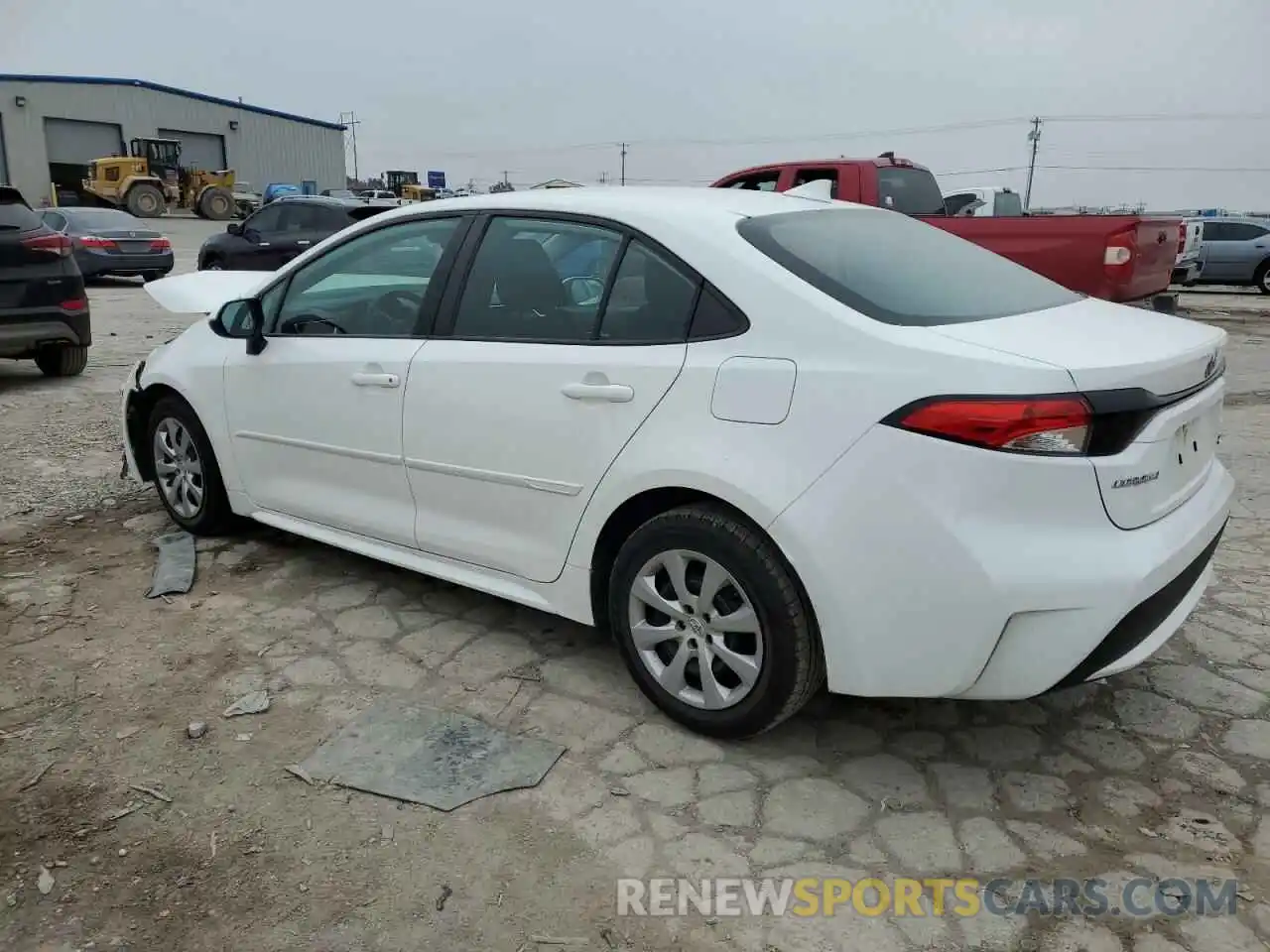 2 Photograph of a damaged car 5YFEPMAE7MP162030 TOYOTA COROLLA 2021