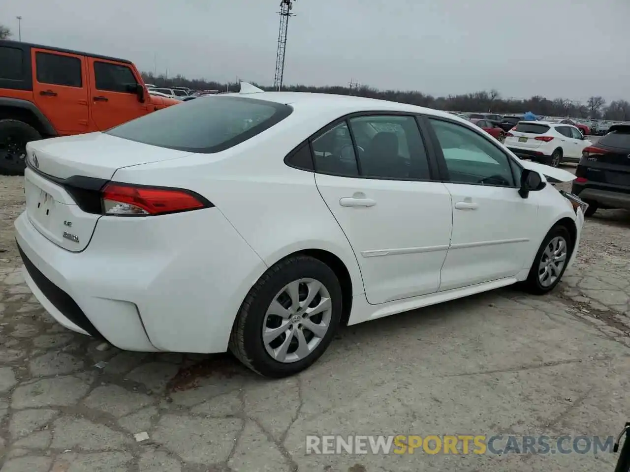 3 Photograph of a damaged car 5YFEPMAE7MP162030 TOYOTA COROLLA 2021