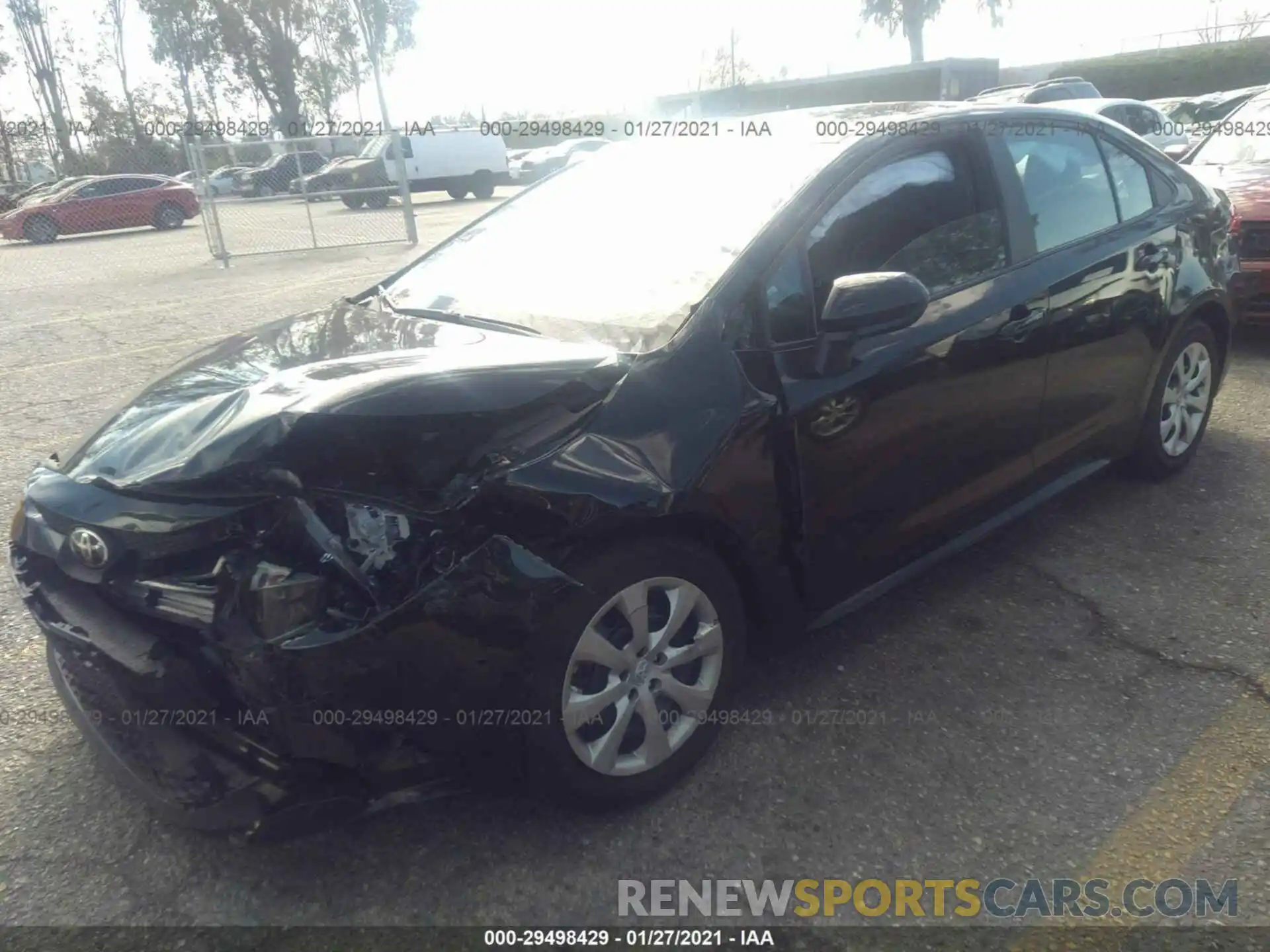 2 Photograph of a damaged car 5YFEPMAE7MP162366 TOYOTA COROLLA 2021