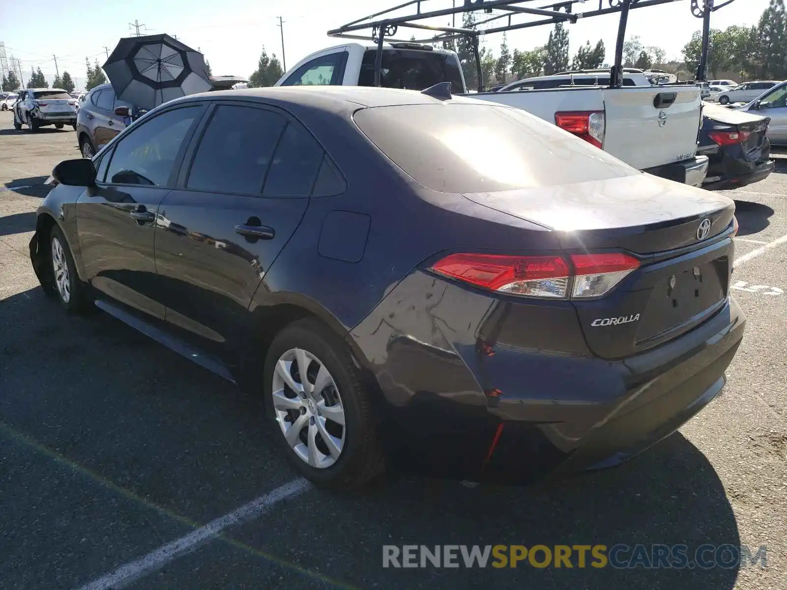 3 Photograph of a damaged car 5YFEPMAE7MP162593 TOYOTA COROLLA 2021