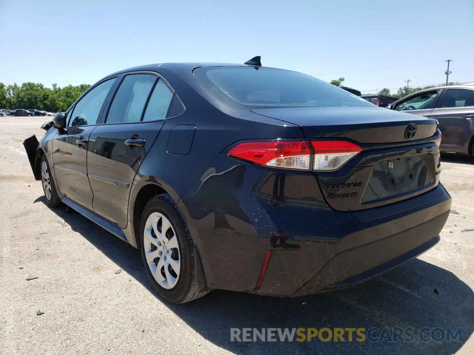 3 Photograph of a damaged car 5YFEPMAE7MP162710 TOYOTA COROLLA 2021