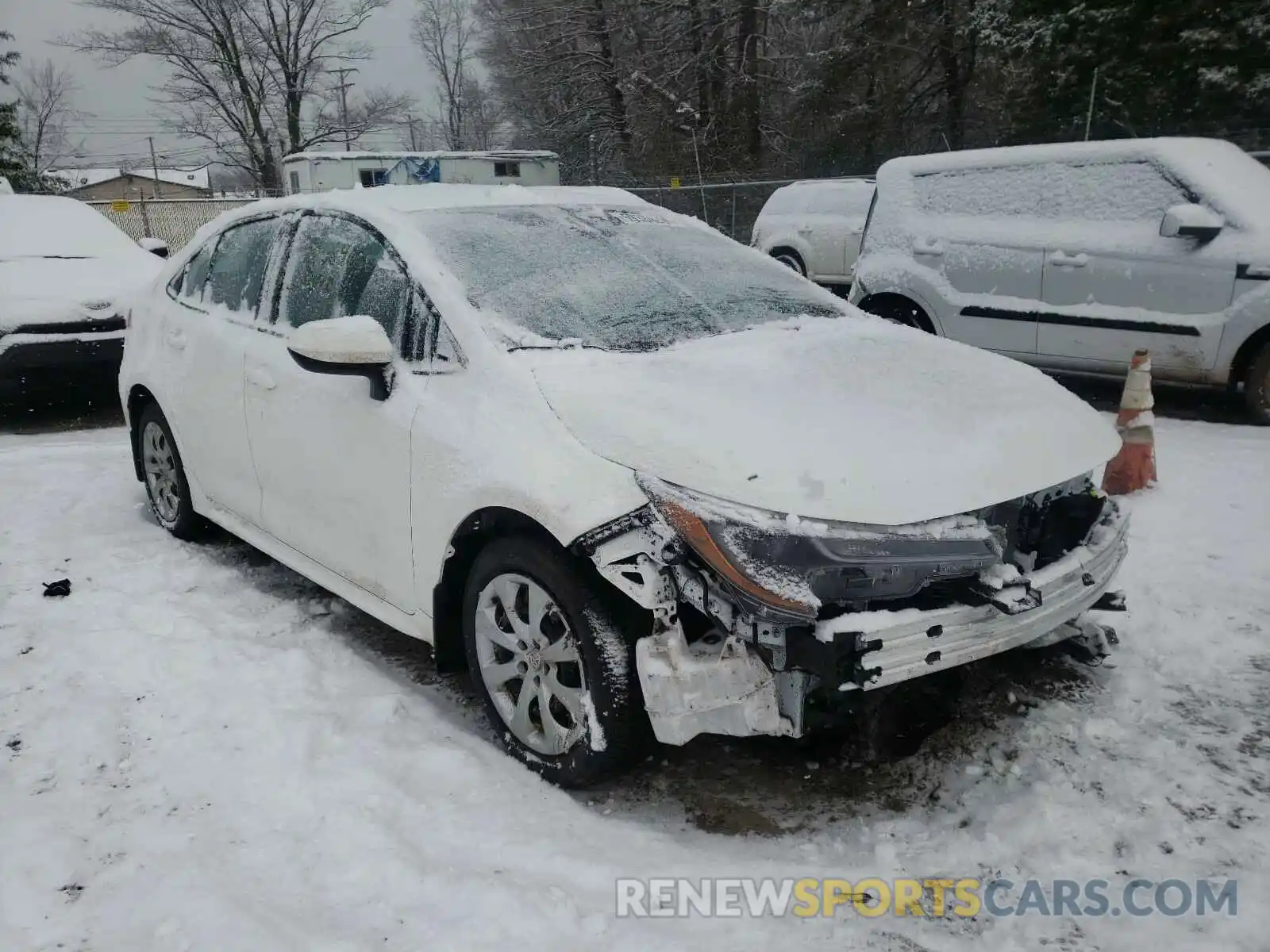 1 Photograph of a damaged car 5YFEPMAE7MP162898 TOYOTA COROLLA 2021